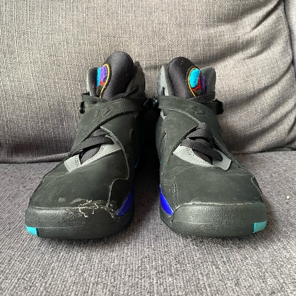 Nike Air Jordan 8 “Aqua” - Size 7 Y - Picture 4 of 8